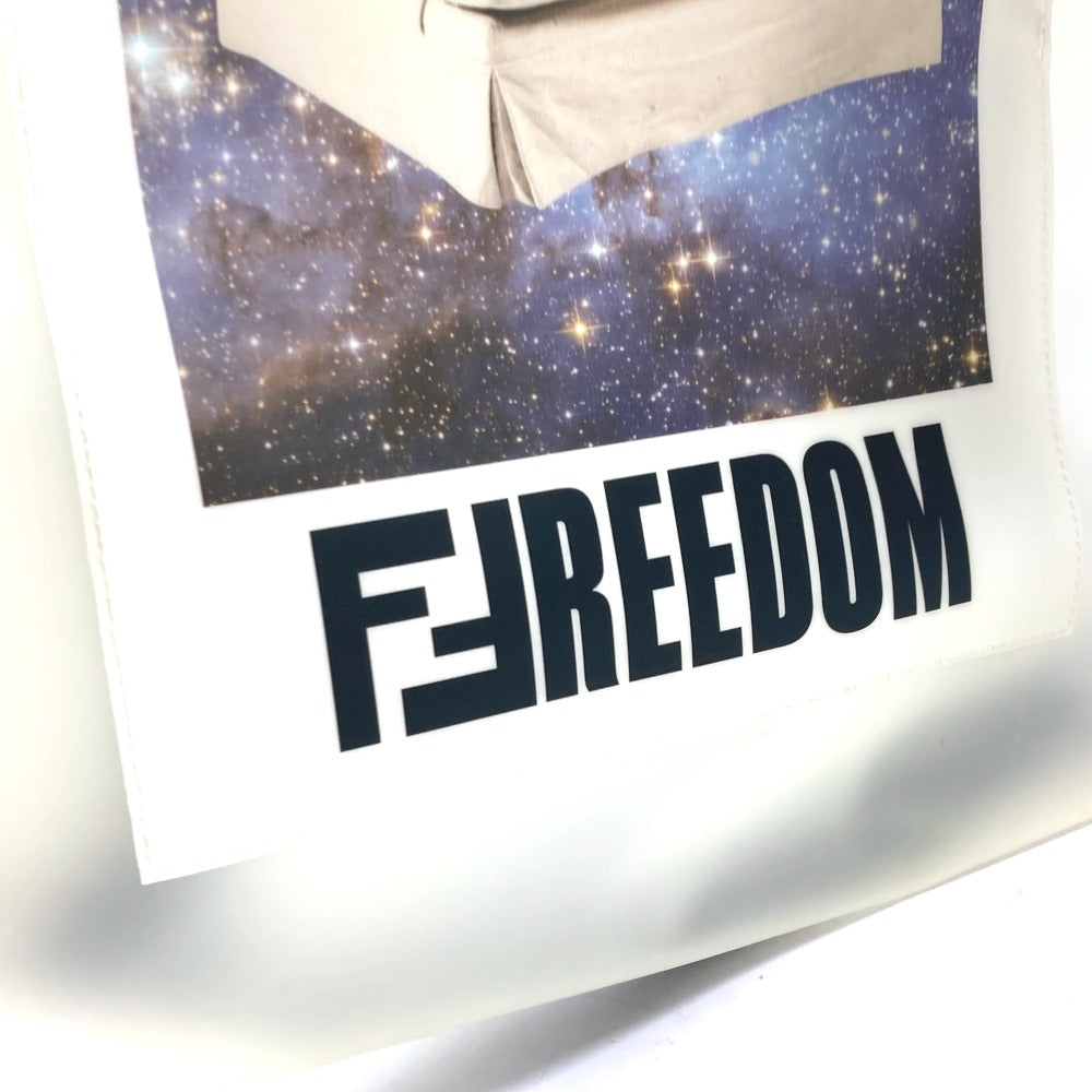 FENDI Handbag 7VA442 Plastics clear banana fruit FREEDOM logo Women Used