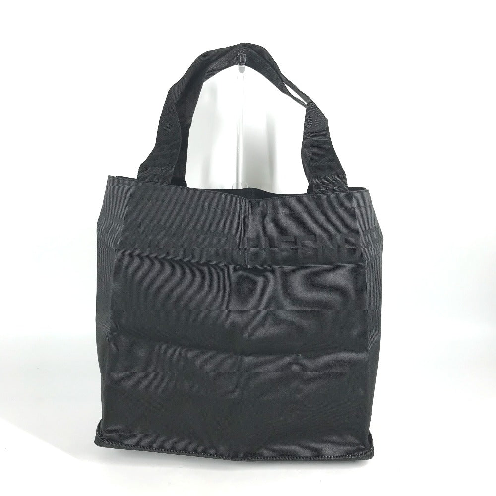 FENDI Tote Bag Nylon black vintage logo Women Used