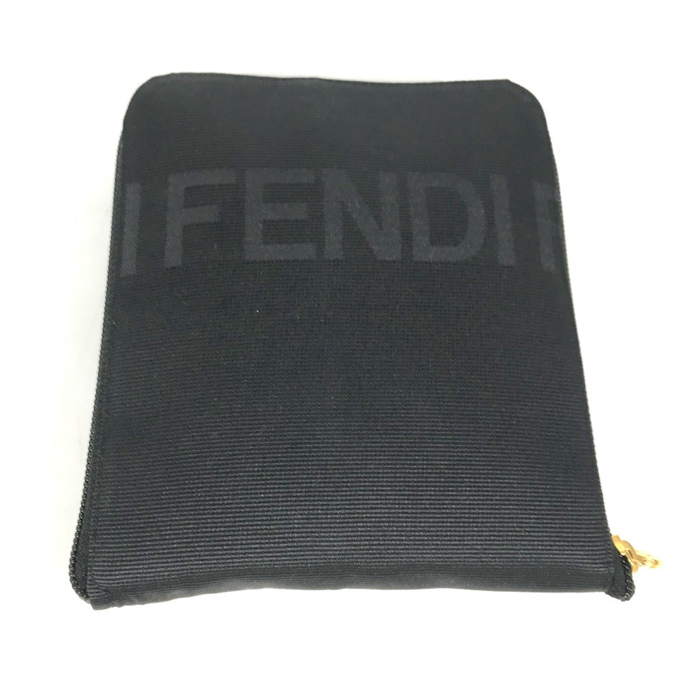 FENDI Tote Bag Nylon black vintage logo Women Used