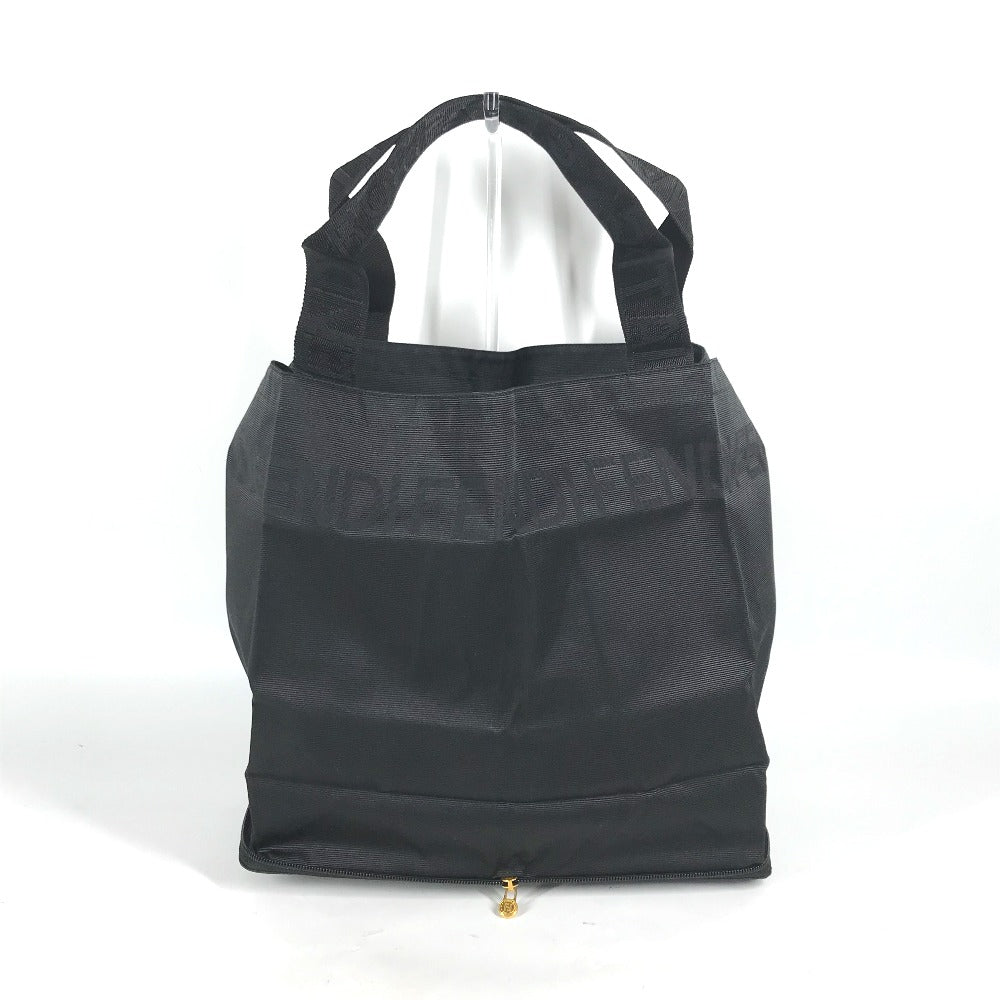 FENDI Tote Bag Nylon black vintage logo Women Used