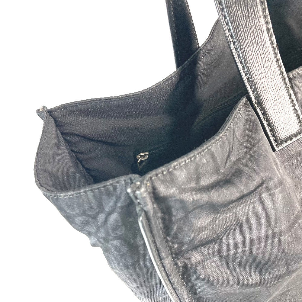 FENDI Tote Bag 7VA367 Nylon / leather black logo mens Used