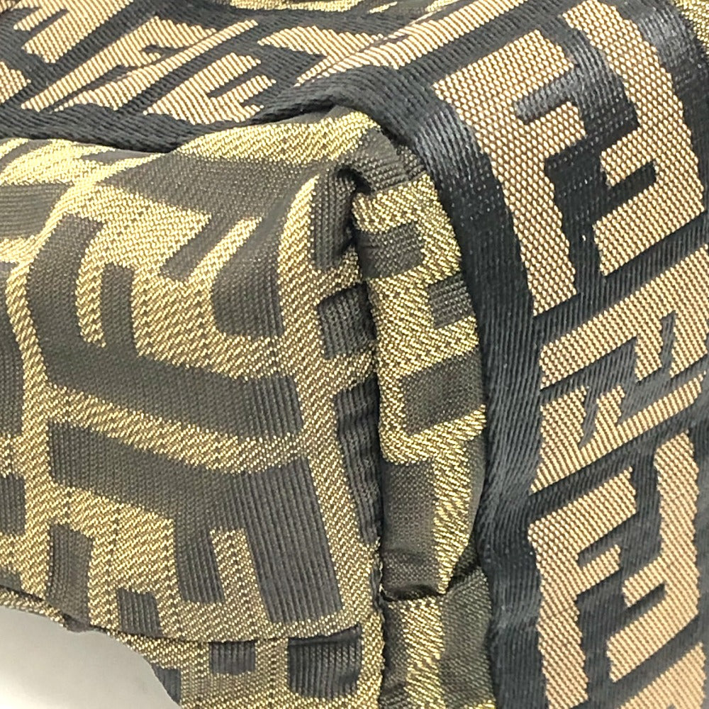 FENDI Handbag 7VS078 canvas Brown FF logo Zucca Women Used