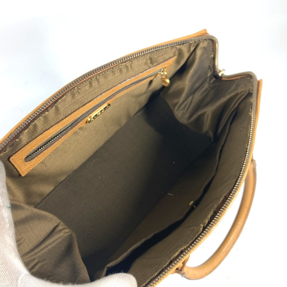 FENDI Handbag Canvas / leather Brown vintage Zucca logo Women Used