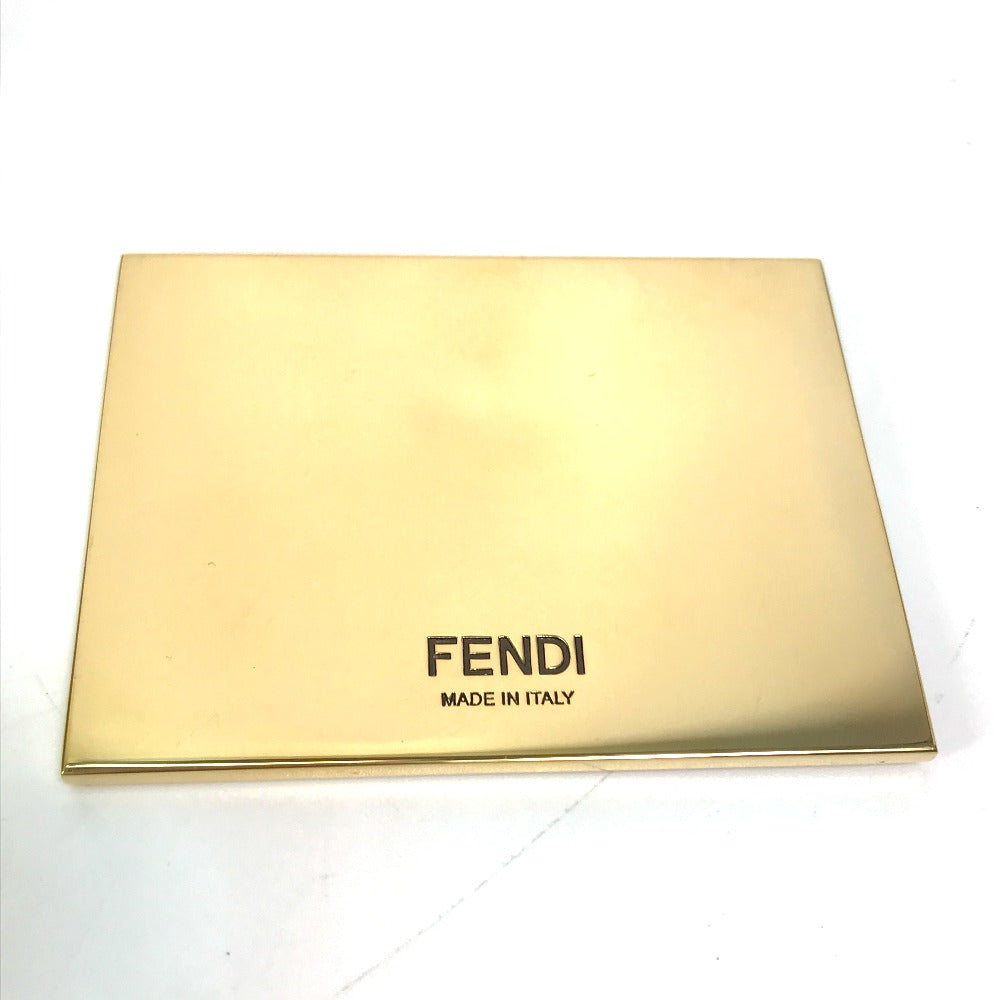 FENDI Handbag 8BR600 leather yellow FF Mamma Bucket Women Used