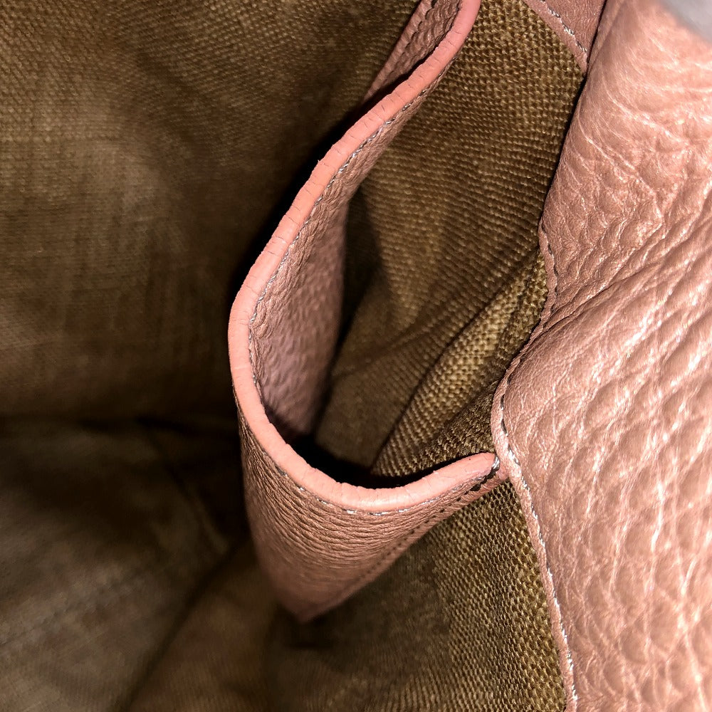 FENDI Tote Bag leather pink Celeria Women Used