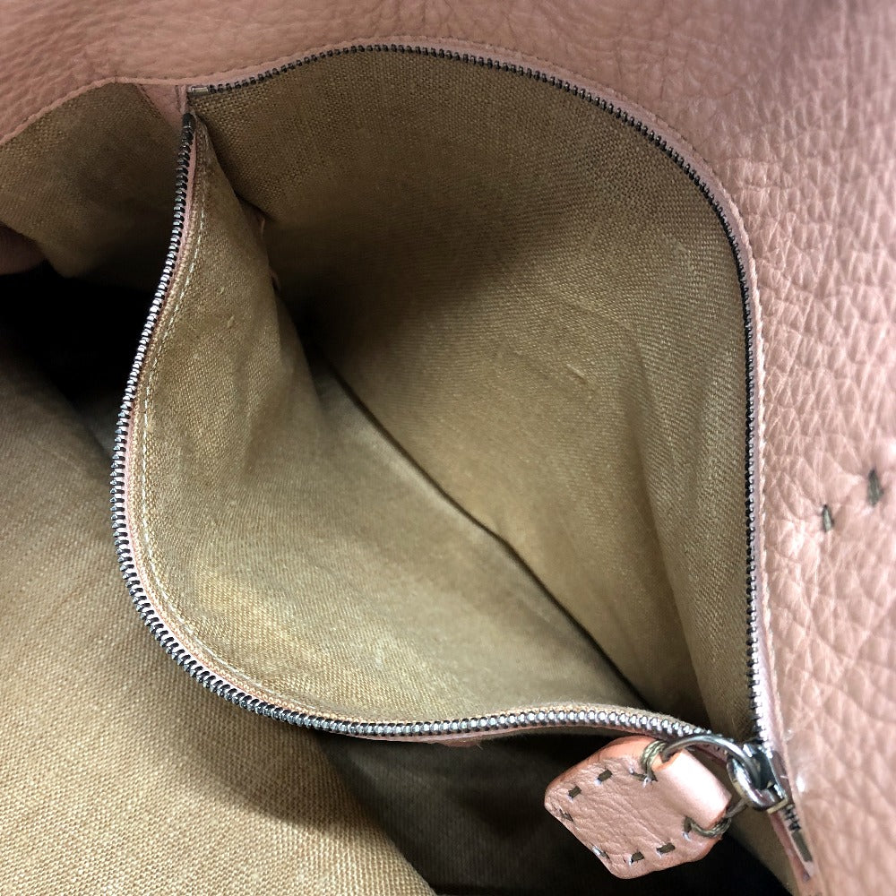 FENDI Tote Bag leather pink Celeria Women Used
