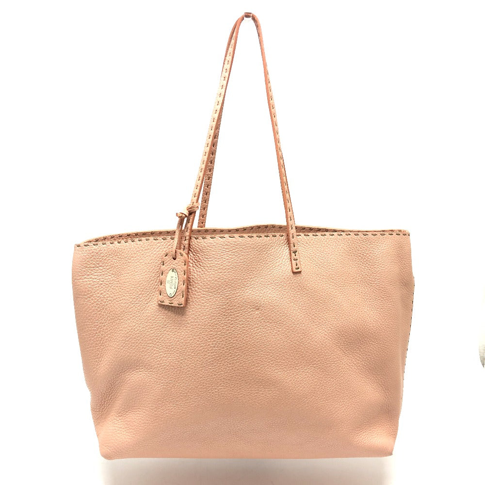 FENDI Tote Bag leather pink Celeria Women Used