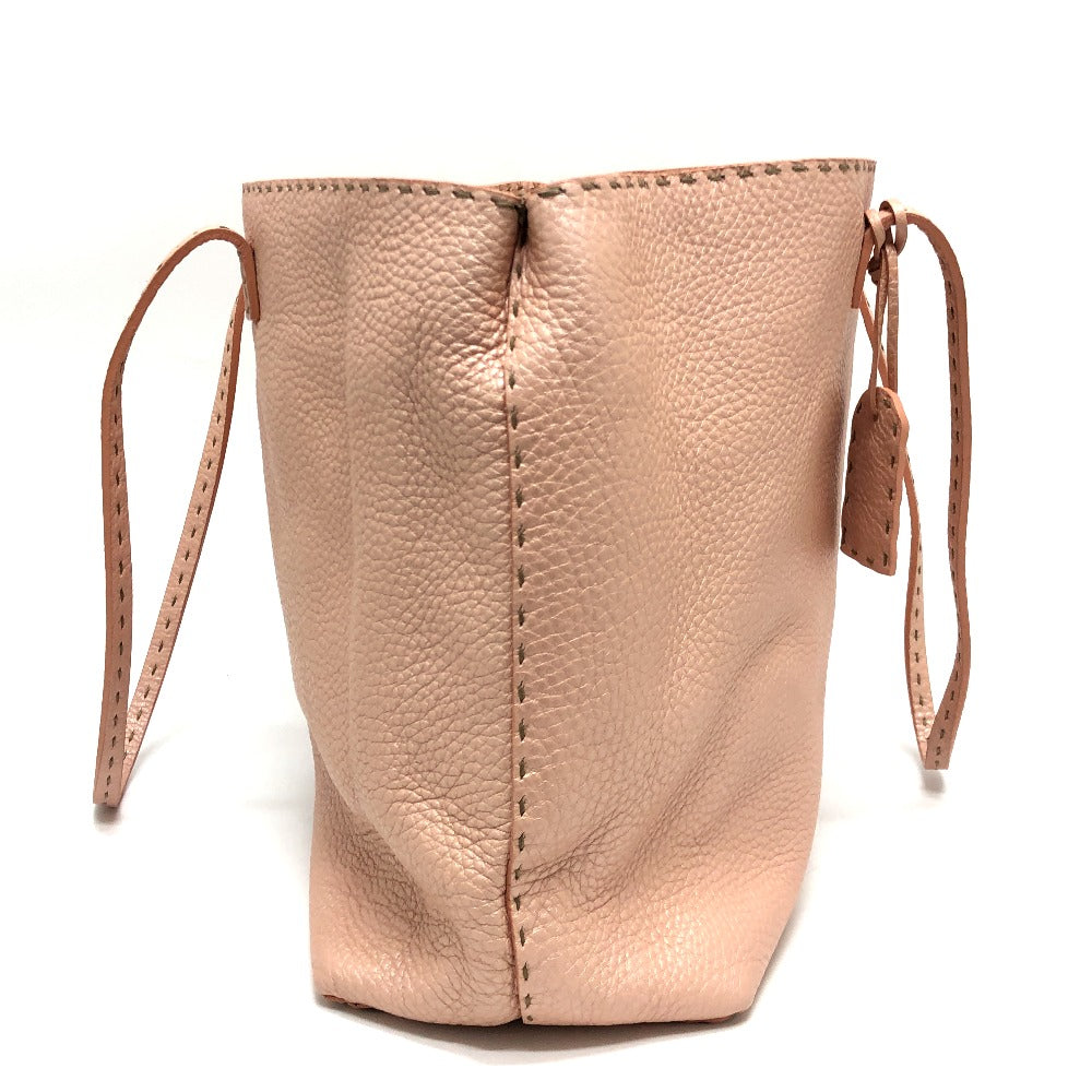 FENDI Tote Bag leather pink Celeria Women Used