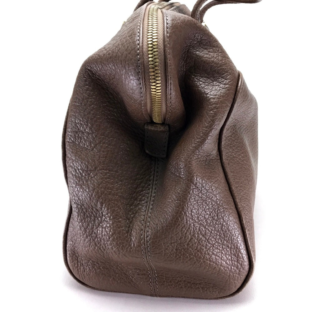 FENDI Handbag 8BL110 leather Brown Men's Women chameleon unisex(Unisex) Used