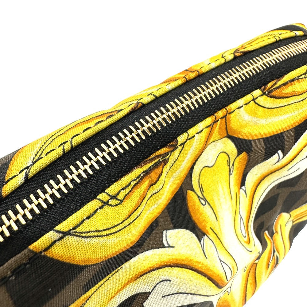 FENDI Pouch 8N0172 Nylon Brown Versace VERSACE collaboration Fendace FENDACE Women Used