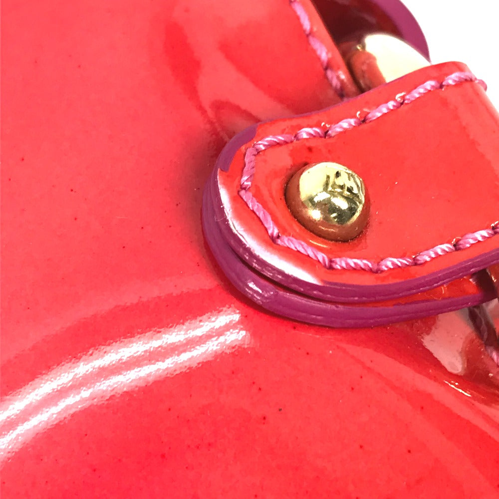 FENDI Handbag enamel pink By color Women Used