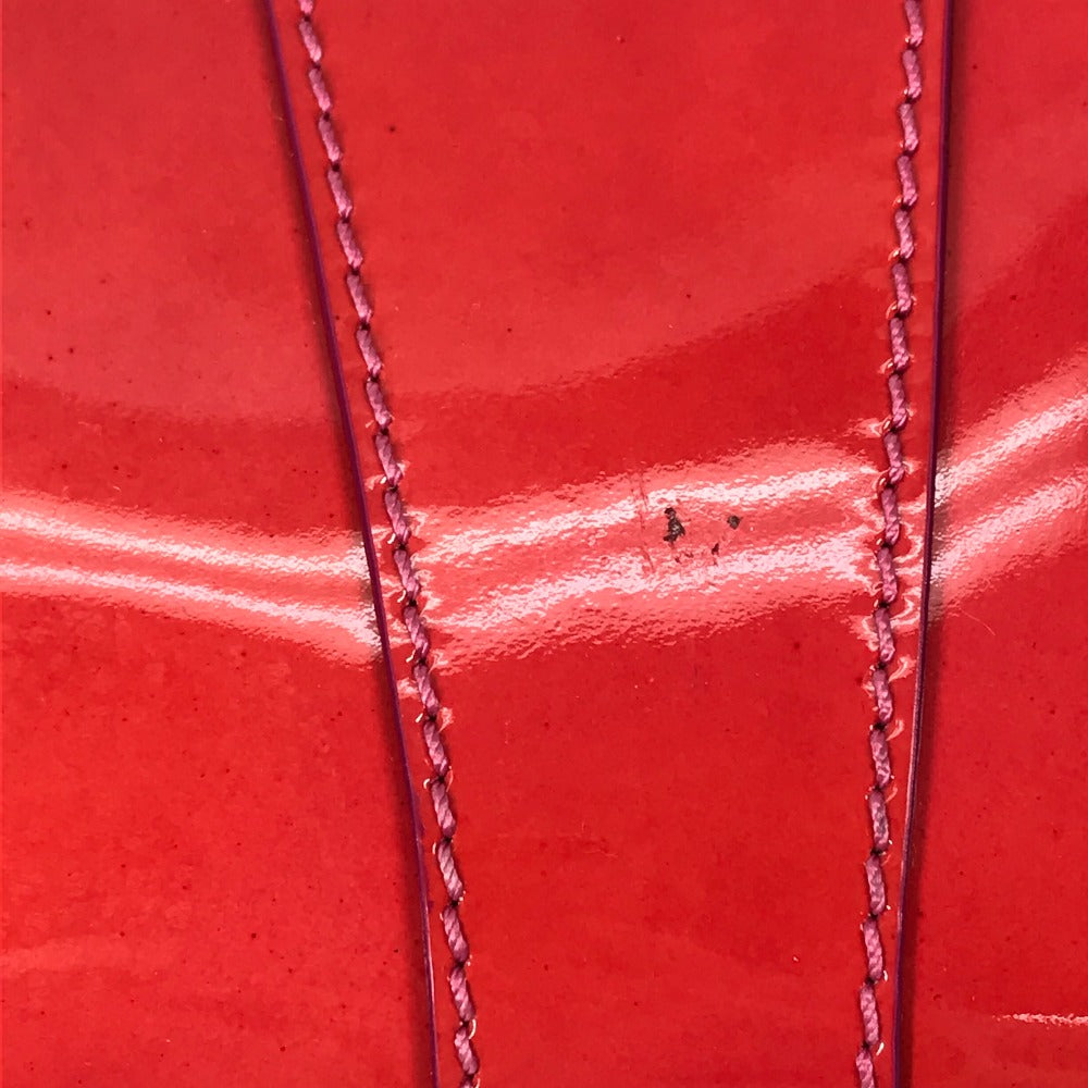FENDI Handbag enamel pink By color Women Used