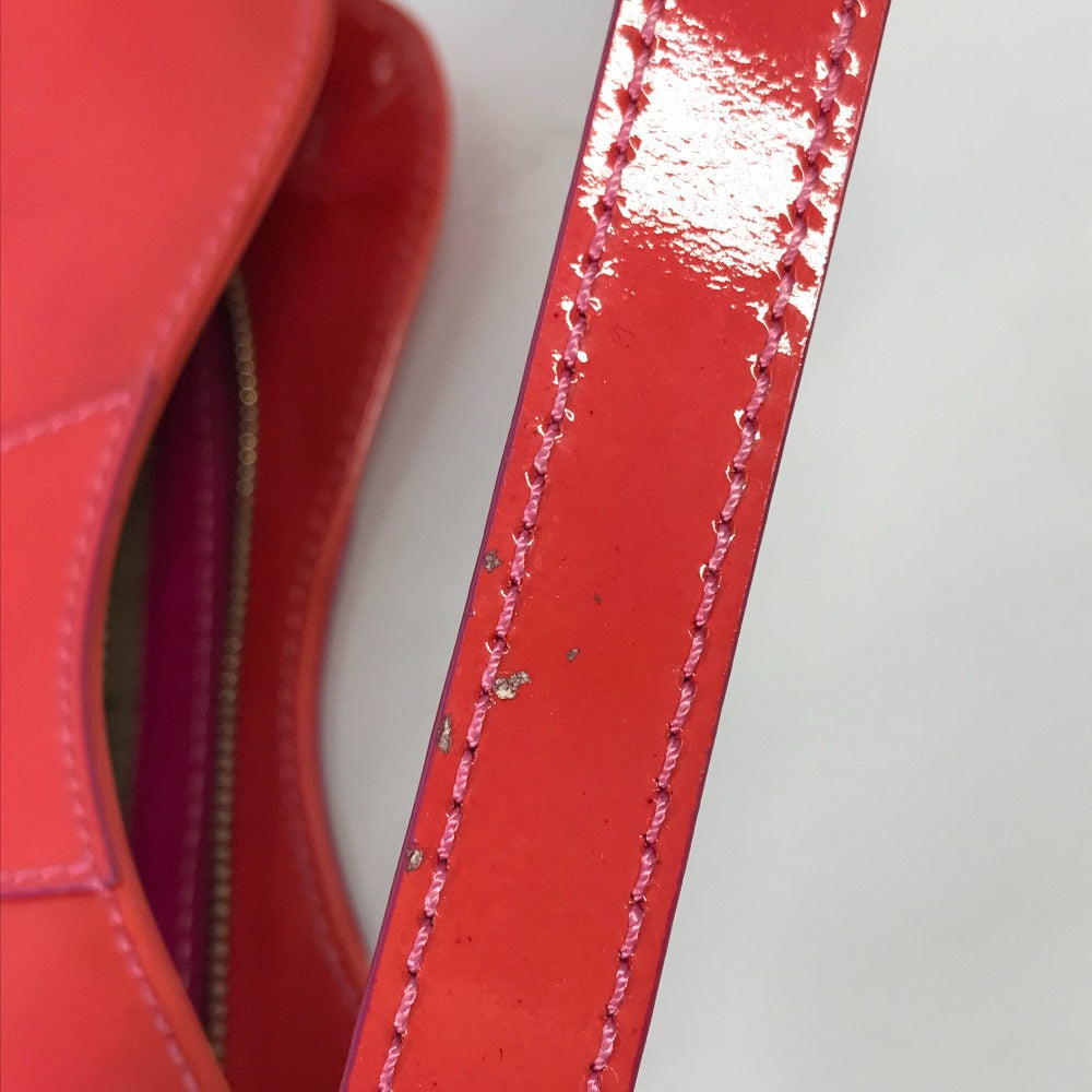 FENDI Handbag enamel pink By color Women Used