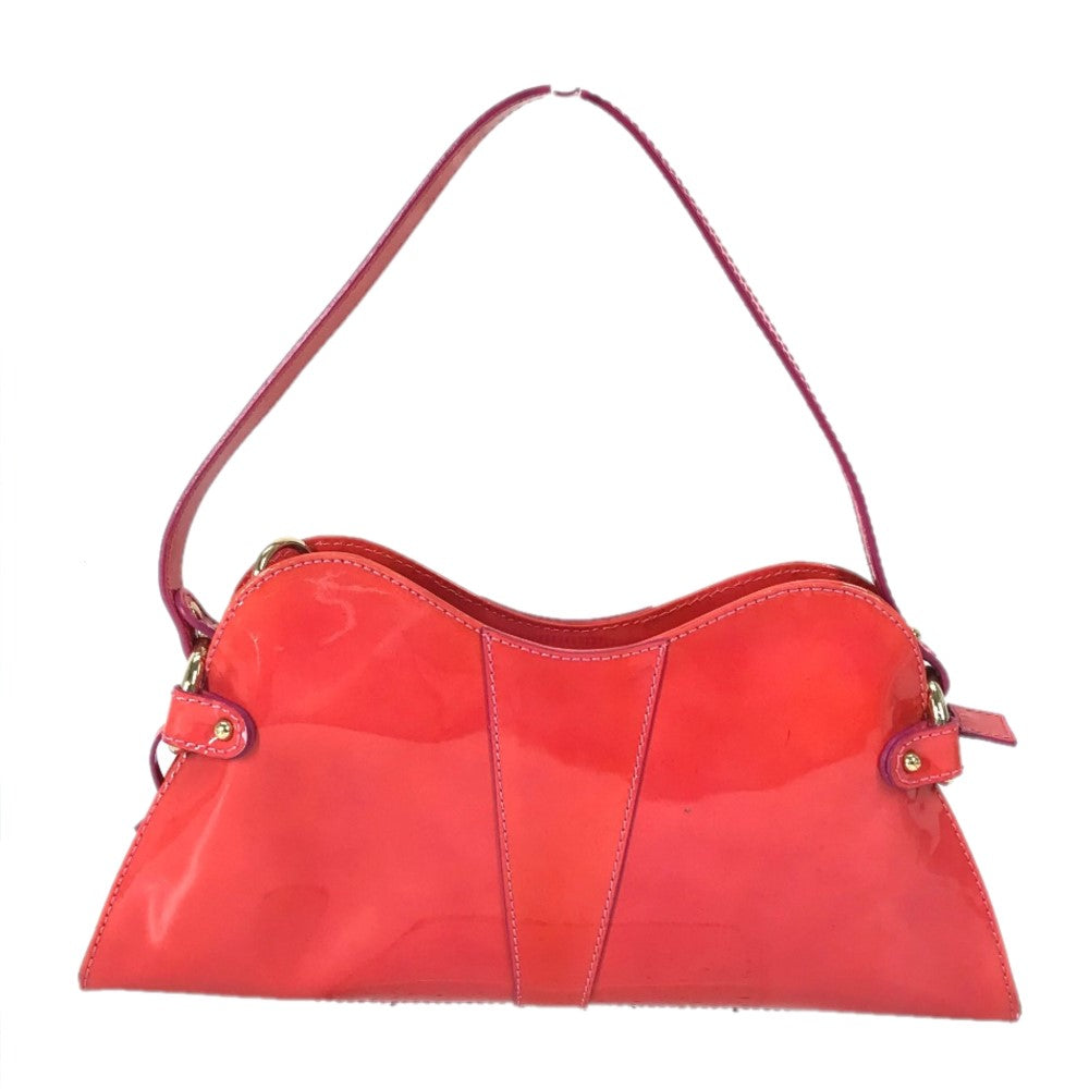 FENDI Handbag enamel pink By color Women Used