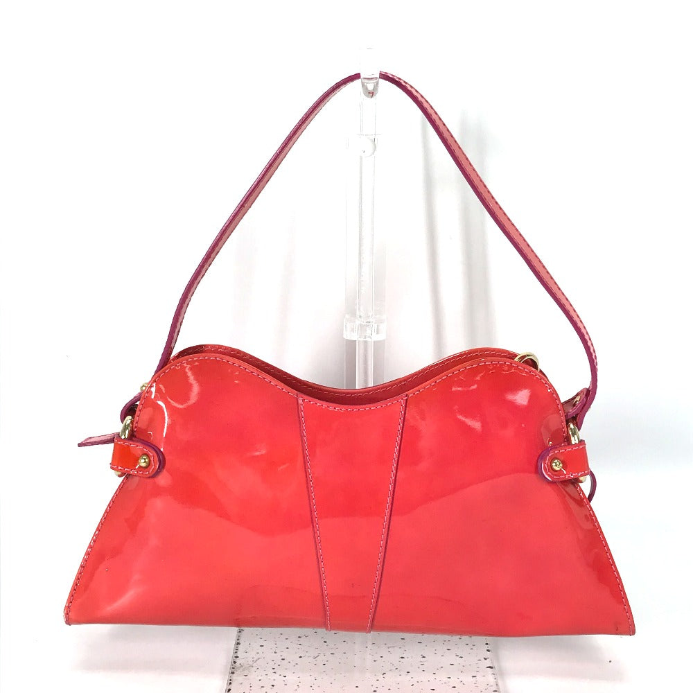 FENDI Handbag enamel pink By color Women Used