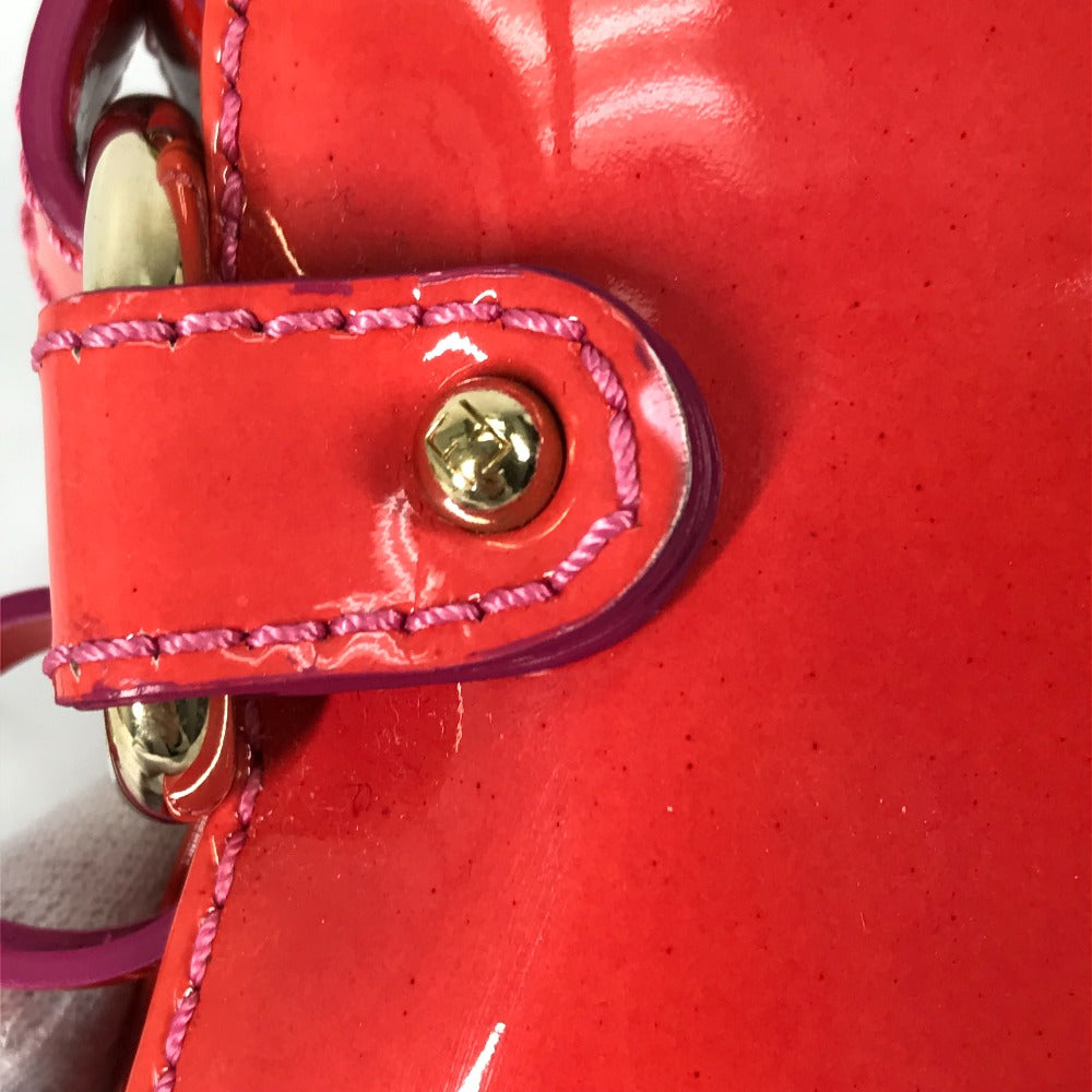 FENDI Handbag enamel pink By color Women Used