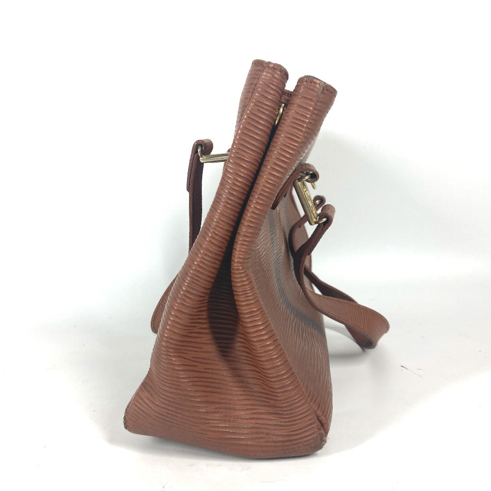 FENDI Handbag leather Brown vintage FF logo Women Used
