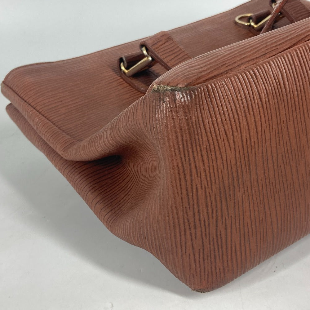 FENDI Handbag leather Brown vintage FF logo Women Used