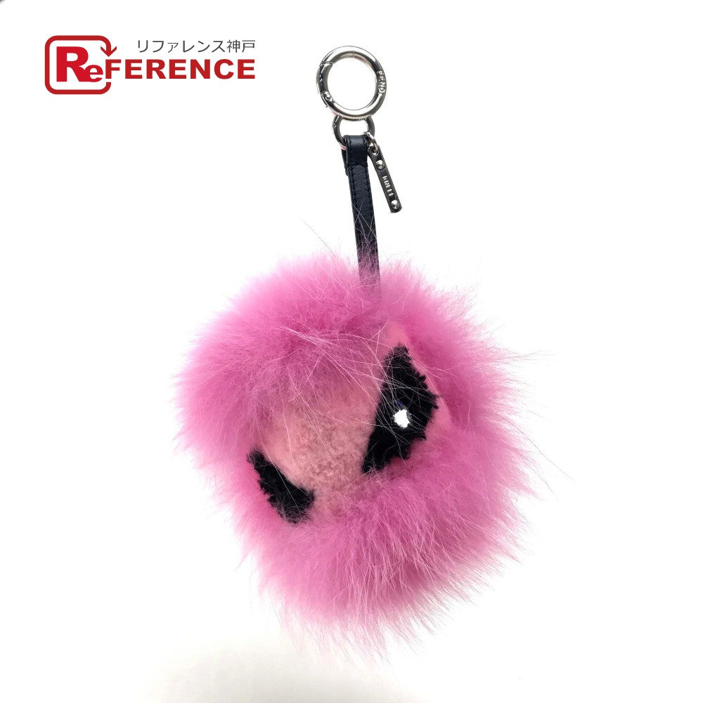 FENDI charm fur pink BAG BUGS Bag Bugs Women Used