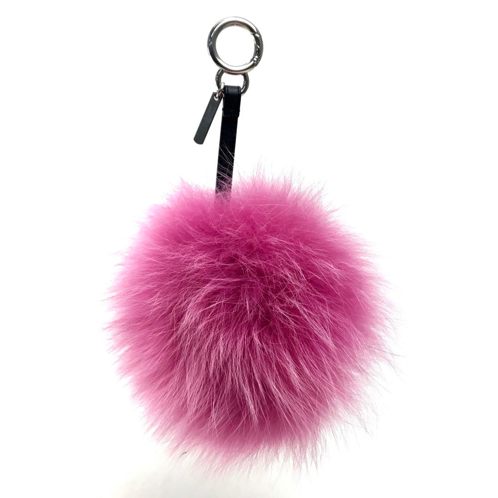 FENDI charm fur pink BAG BUGS Bag Bugs Women Used