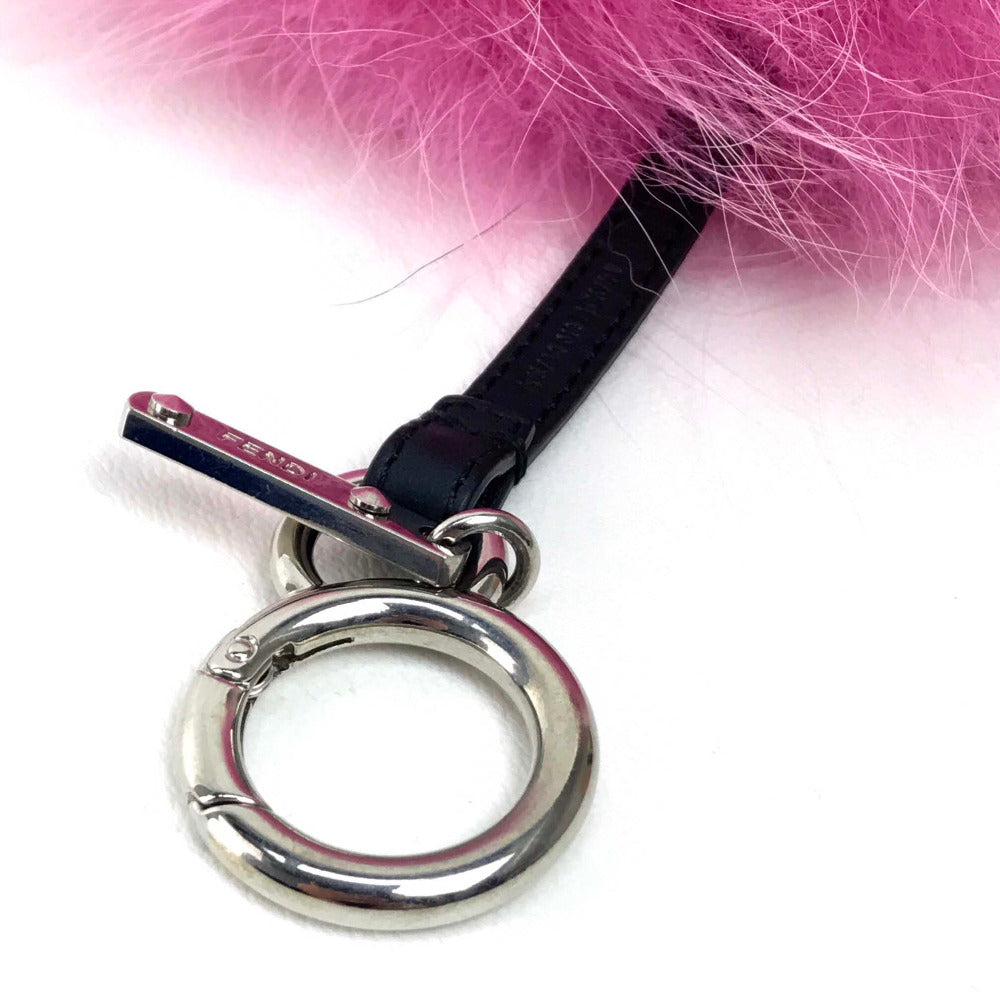 FENDI charm fur pink BAG BUGS Bag Bugs Women Used