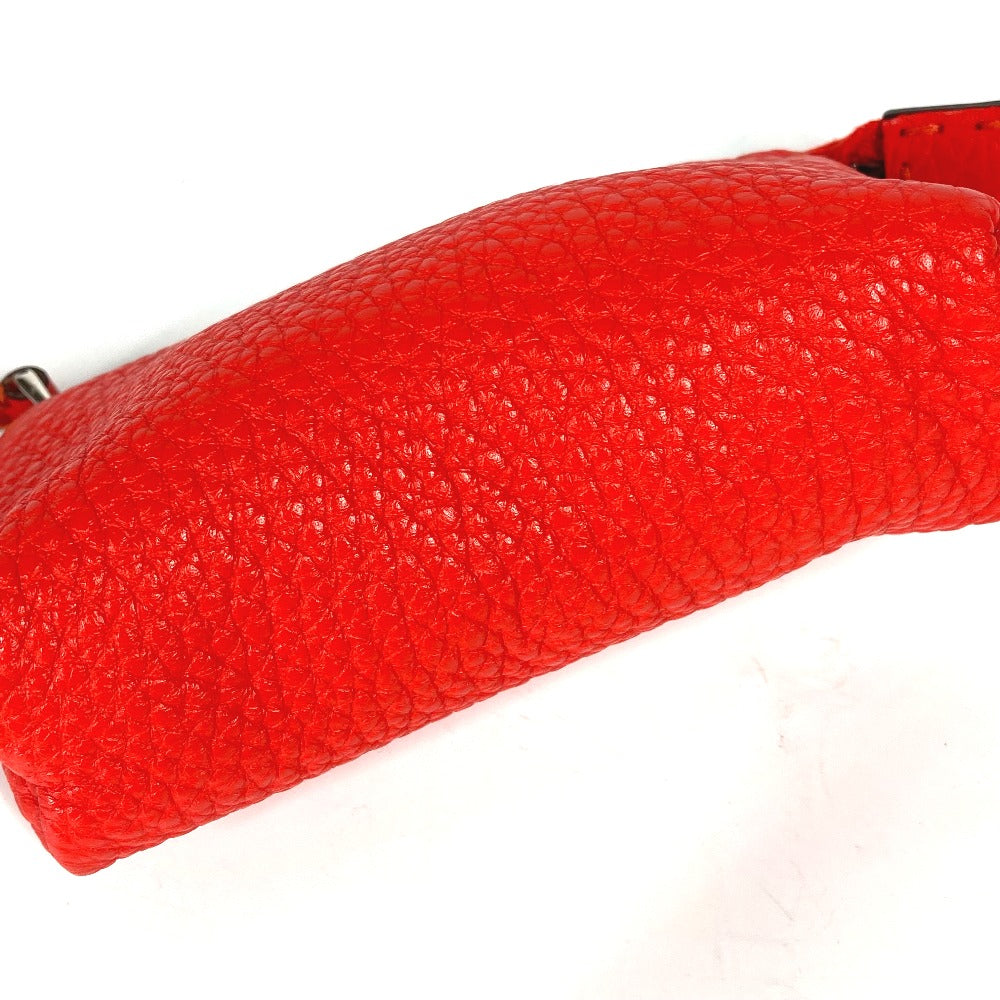 FENDI Pouch 8N0115 leather Red Celeria Women Used