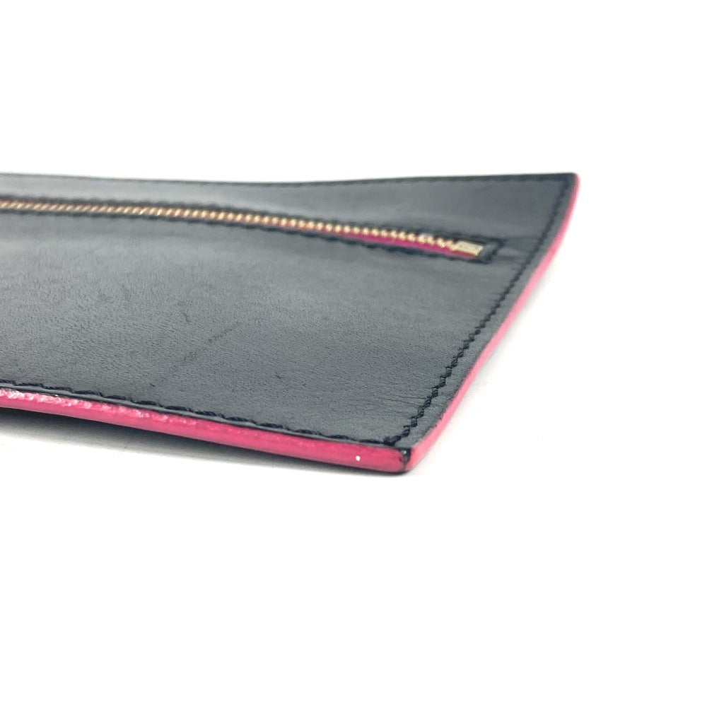 FENDI Pouch leather black By color Accessories Flat Women Used