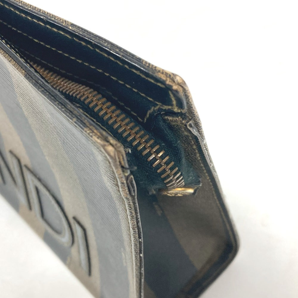 FENDI business bag PVC khaki vintage Pecan mens(Unisex) Used