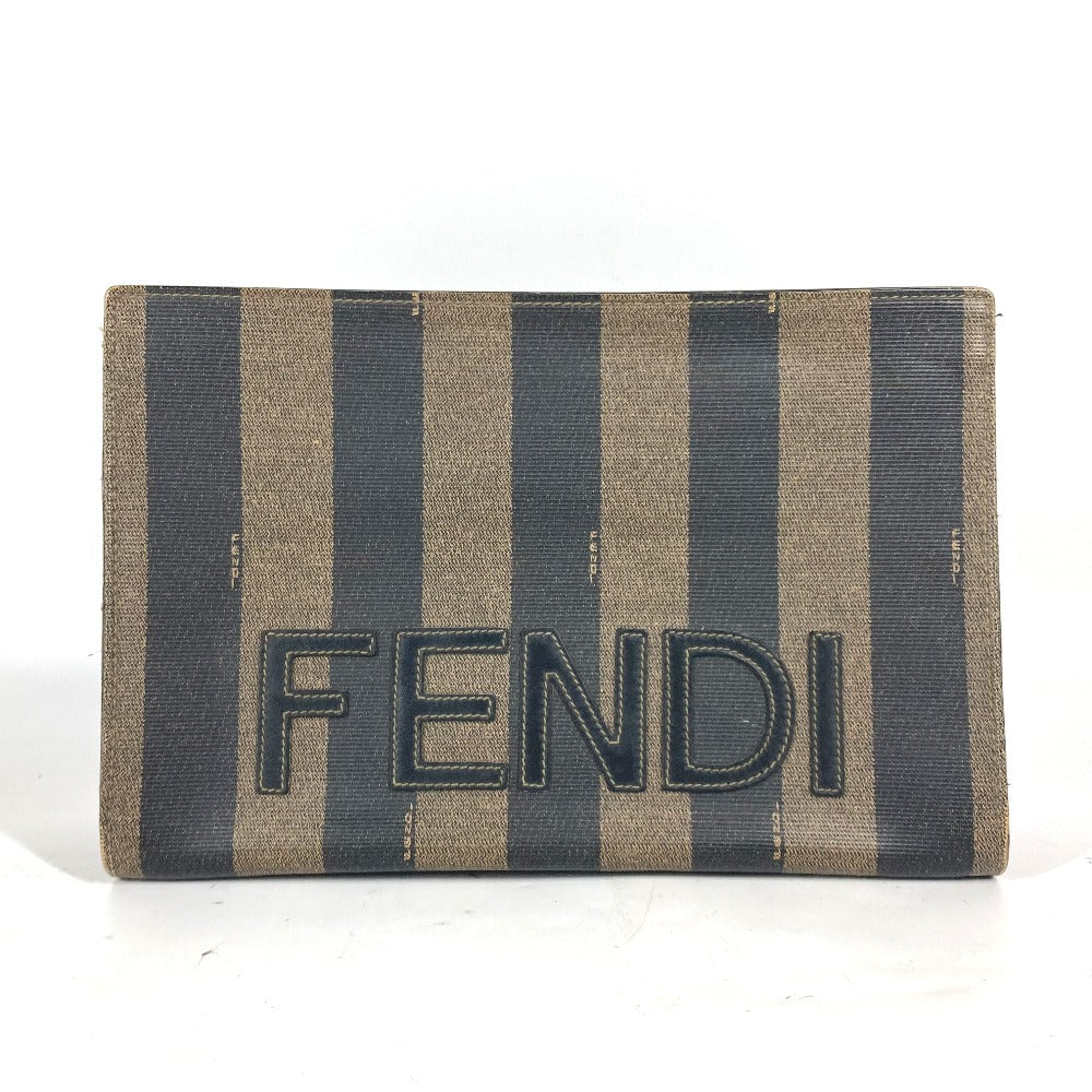FENDI business bag PVC khaki vintage Pecan mens(Unisex) Used