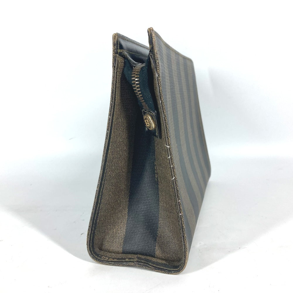 FENDI business bag PVC khaki vintage Pecan mens(Unisex) Used