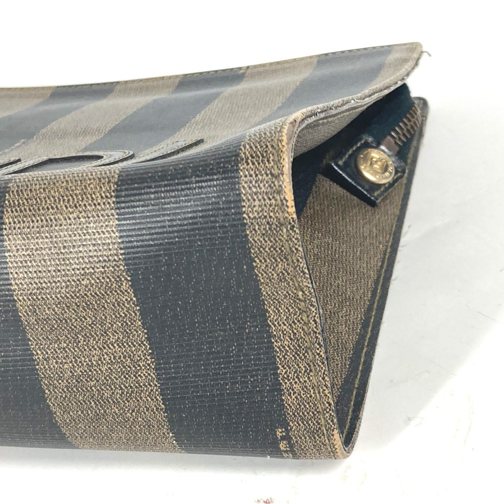 FENDI business bag PVC khaki vintage Pecan mens(Unisex) Used