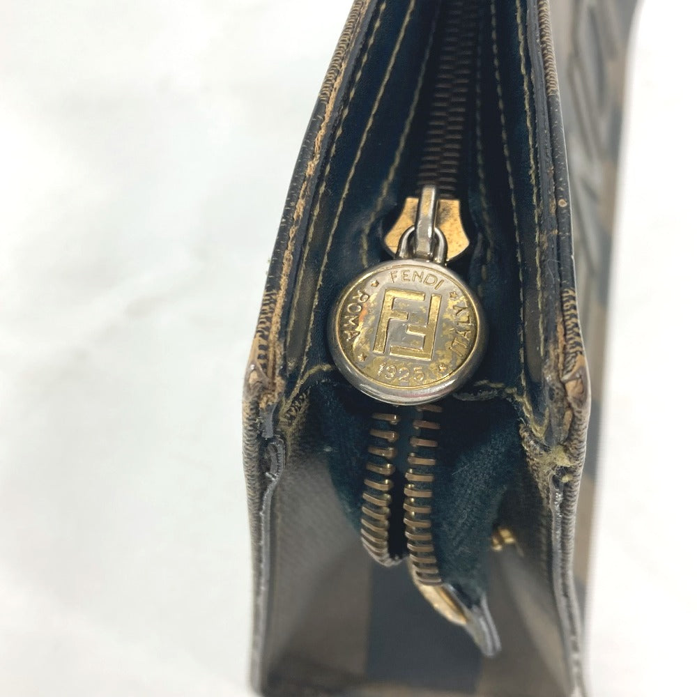 FENDI business bag PVC khaki vintage Pecan mens(Unisex) Used