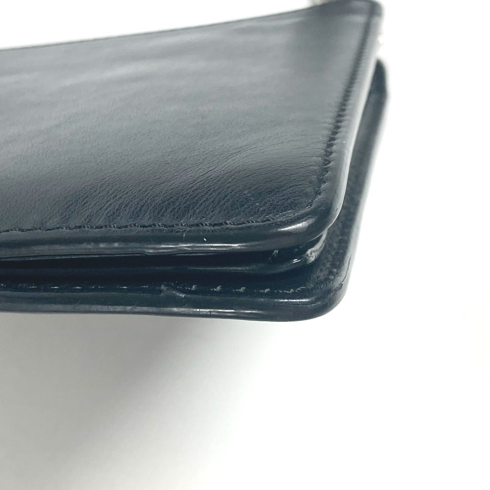 FENDI Clutch bag 7VA350 leather black Monster Bugs mens Used