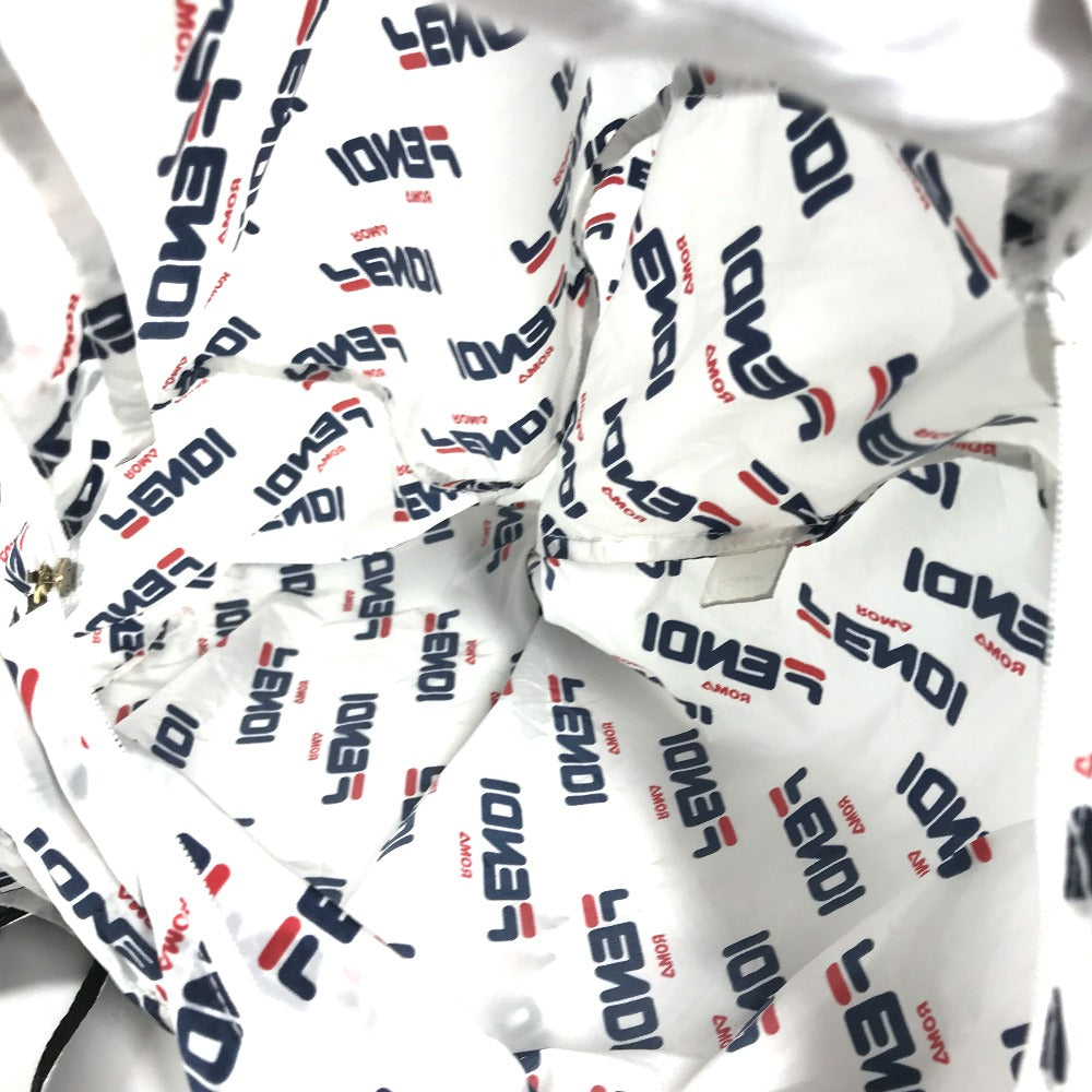FENDI Backpack Nylon white backpack bag FILA collaboration Women Used