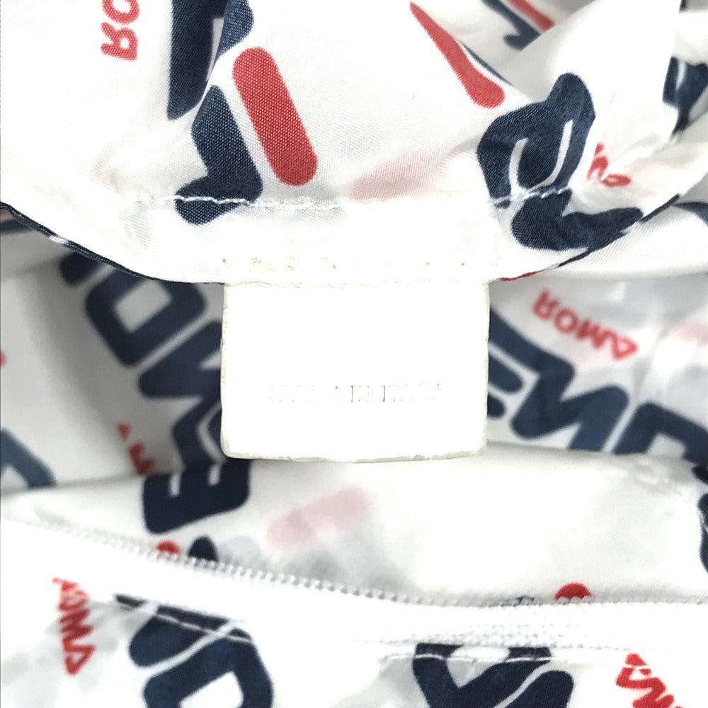 FENDI Backpack Nylon white backpack bag FILA collaboration Women Used