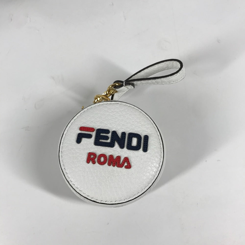 FENDI Backpack Nylon white backpack bag FILA collaboration Women Used