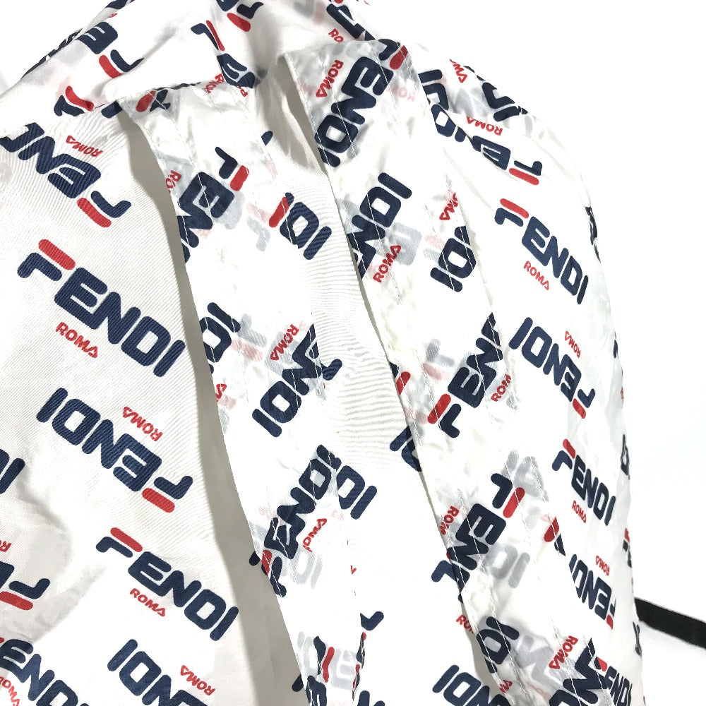 FENDI Backpack Nylon white backpack bag FILA collaboration Women Used