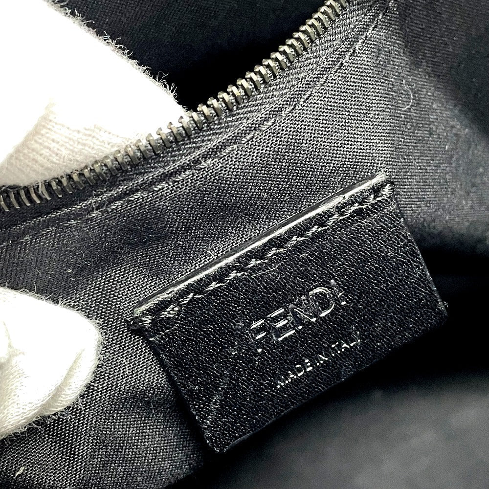 FENDI Business bag 7VA400 leather Navy 2 type handle Briefcase mens Used