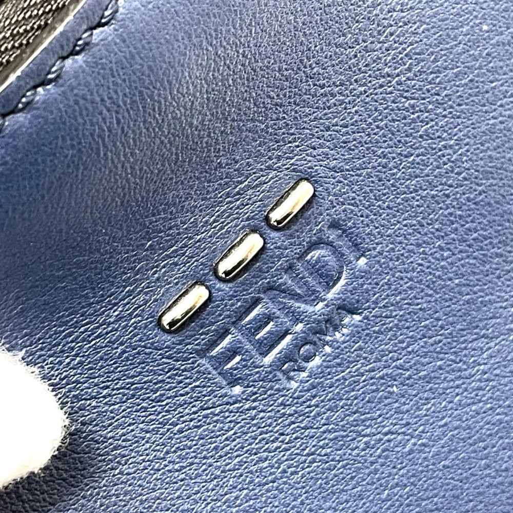 FENDI Business bag 7VA400 leather Navy 2 type handle Briefcase mens Used