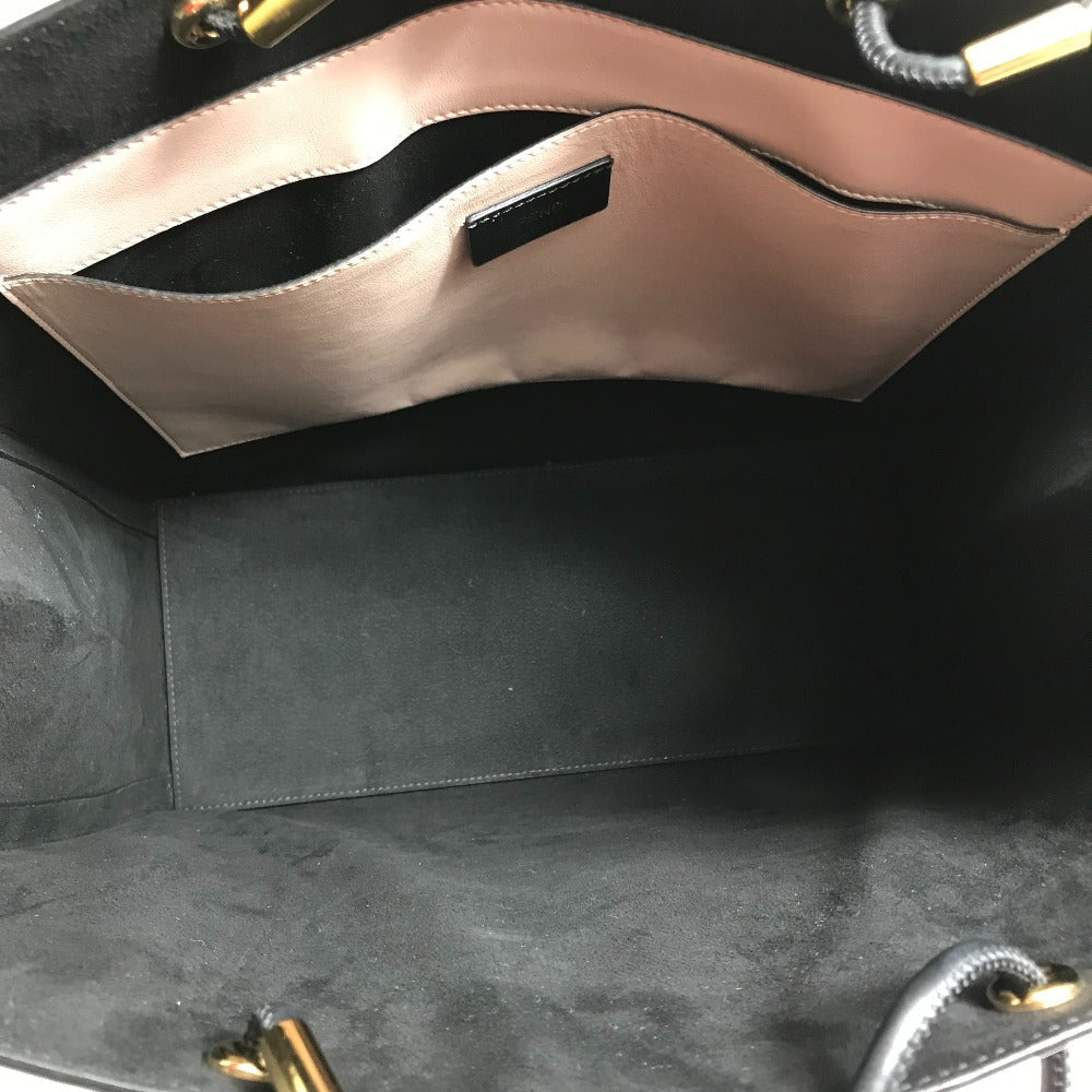 FENDI Tote Bag 8BH383 leather Light pink Shopping bag Women Used