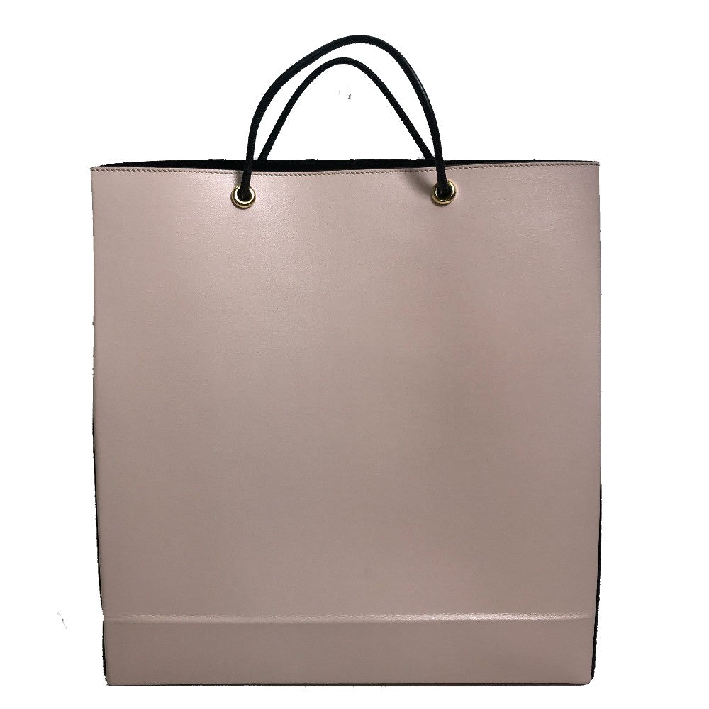 FENDI Tote Bag 8BH383 leather Light pink Shopping bag Women Used