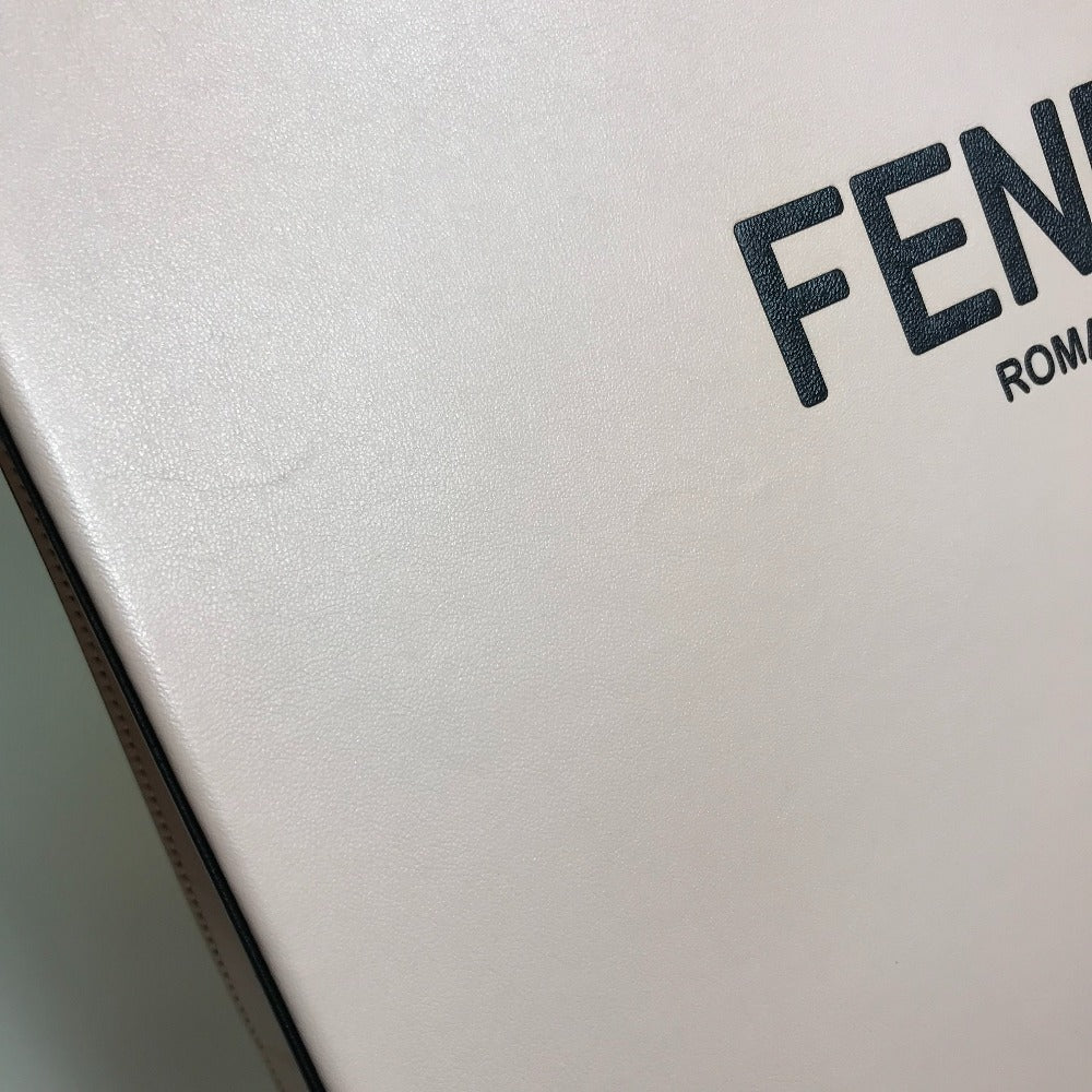 FENDI Tote Bag 8BH383 leather Light pink Shopping bag Women Used