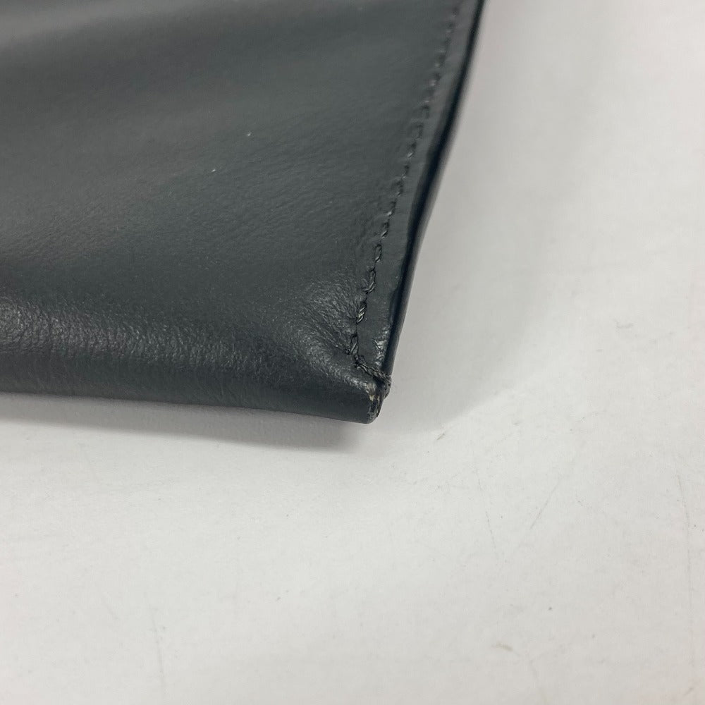 FENDI Clutch bag 7M0237 leather gray Zip mens Used