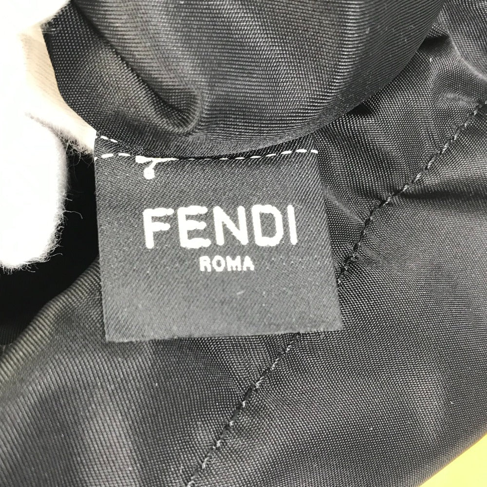 FENDI Backpack 7VZ066 Nylon / leather yellow Fendines mens Used
