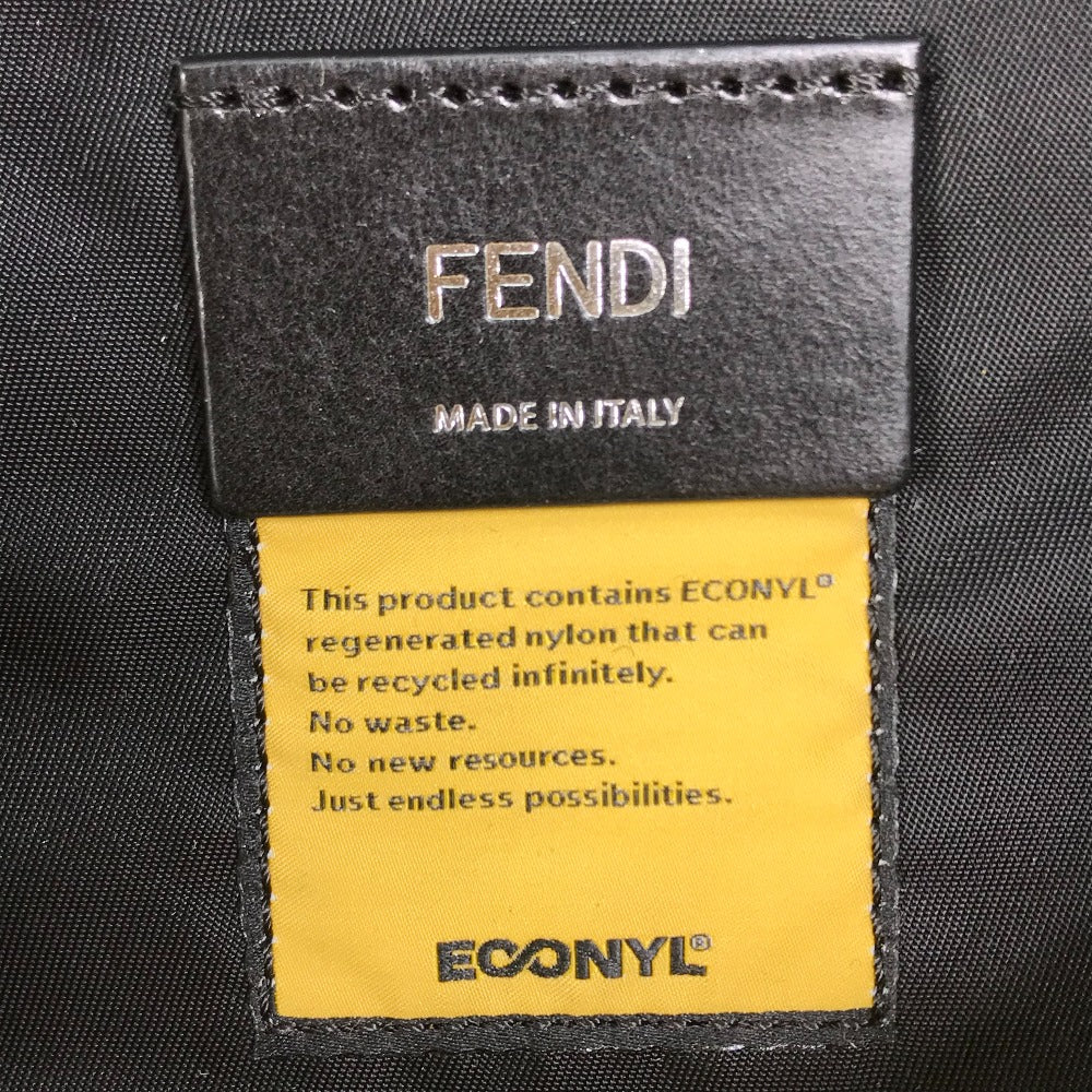 FENDI Backpack 7VZ066 Nylon / leather yellow Fendines mens Used