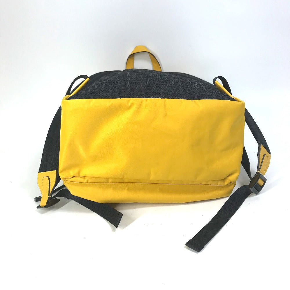 FENDI Backpack 7VZ066 Nylon / leather yellow Fendines mens Used
