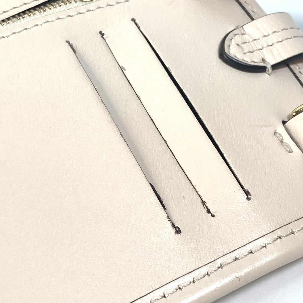 FENDI Pouch 7AS131 viscose/leather beige Smartphone case Zucca logo phone pouch, smartphone pouch Women Used