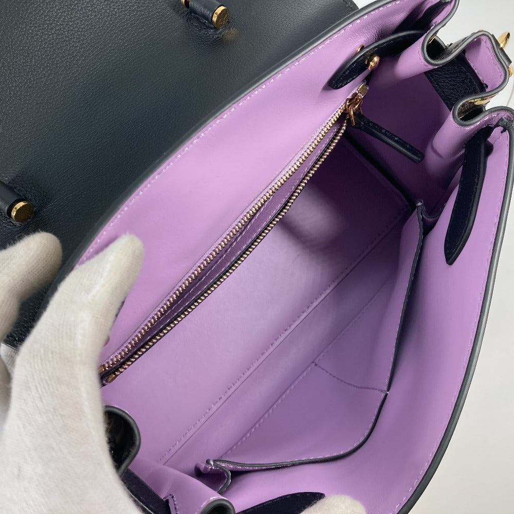 FENDI Handbag PVC / Leather Brown Versace collaboration VERSACE la medusa satchel bag zucca