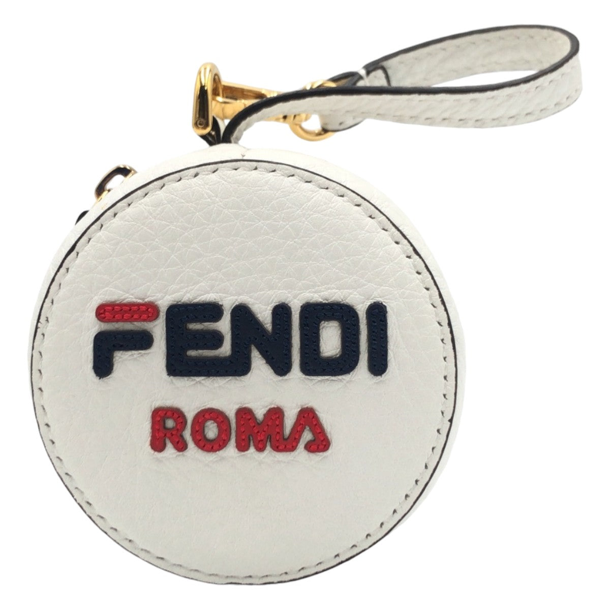 FENDI Backpack Nylon white Foldable Backpack Eco Bag Unisex FILA collaboration With porch Women Used