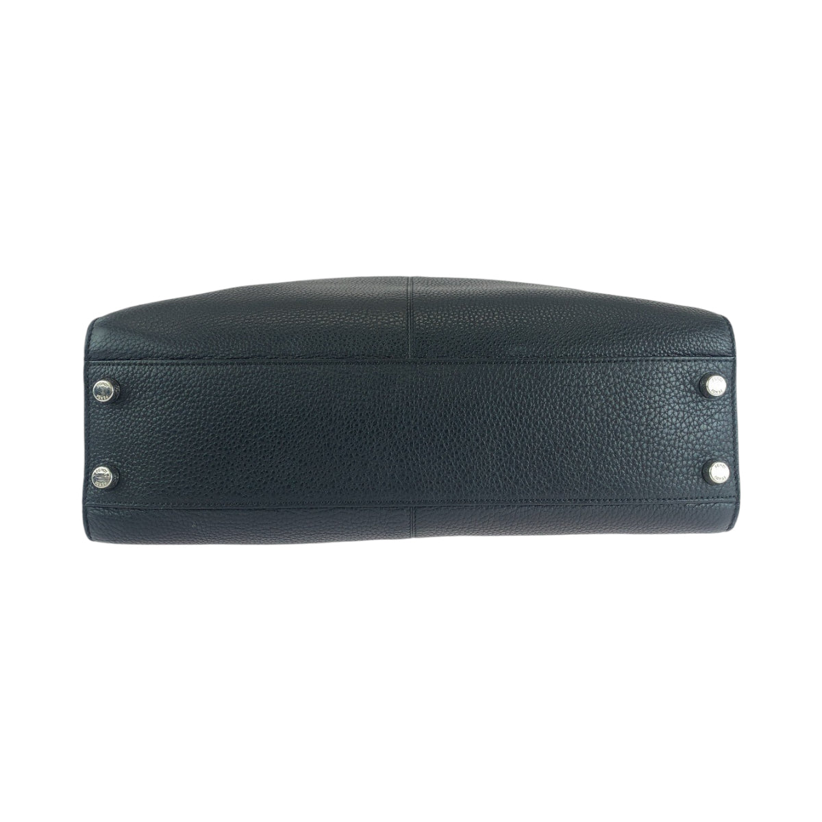 FENDI Business bag 7VA447 leather Black SilverMetal Business bag briefcase Peekaboo x light mens Used